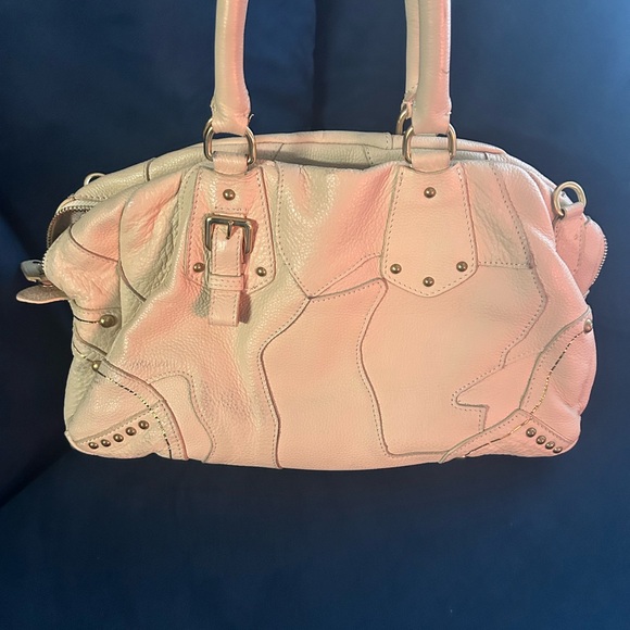 Prada Cream Leather Satchel with Gold Accents - Picture 3 of 4